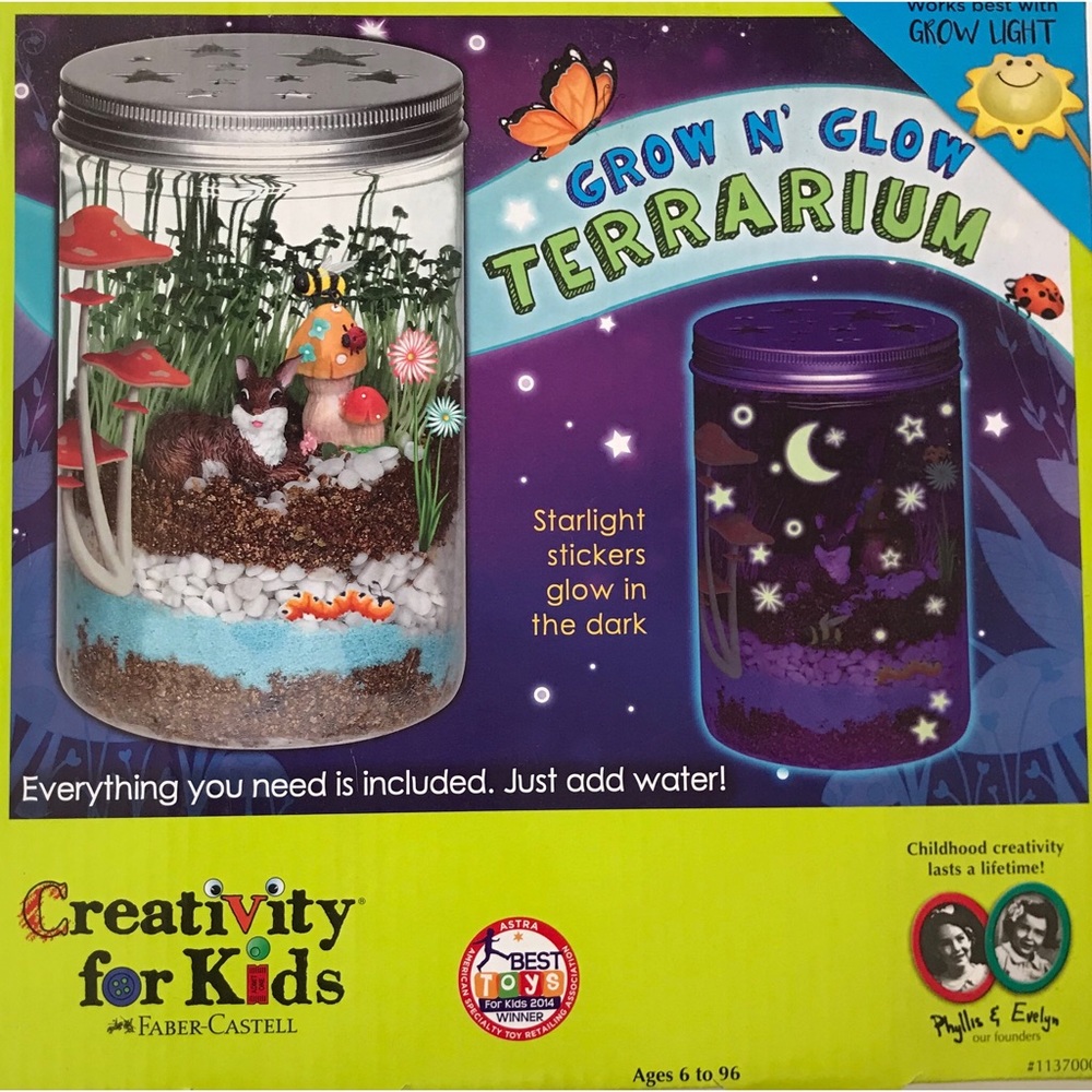 Creativity For Kids Glow N’ Grow Terrarium